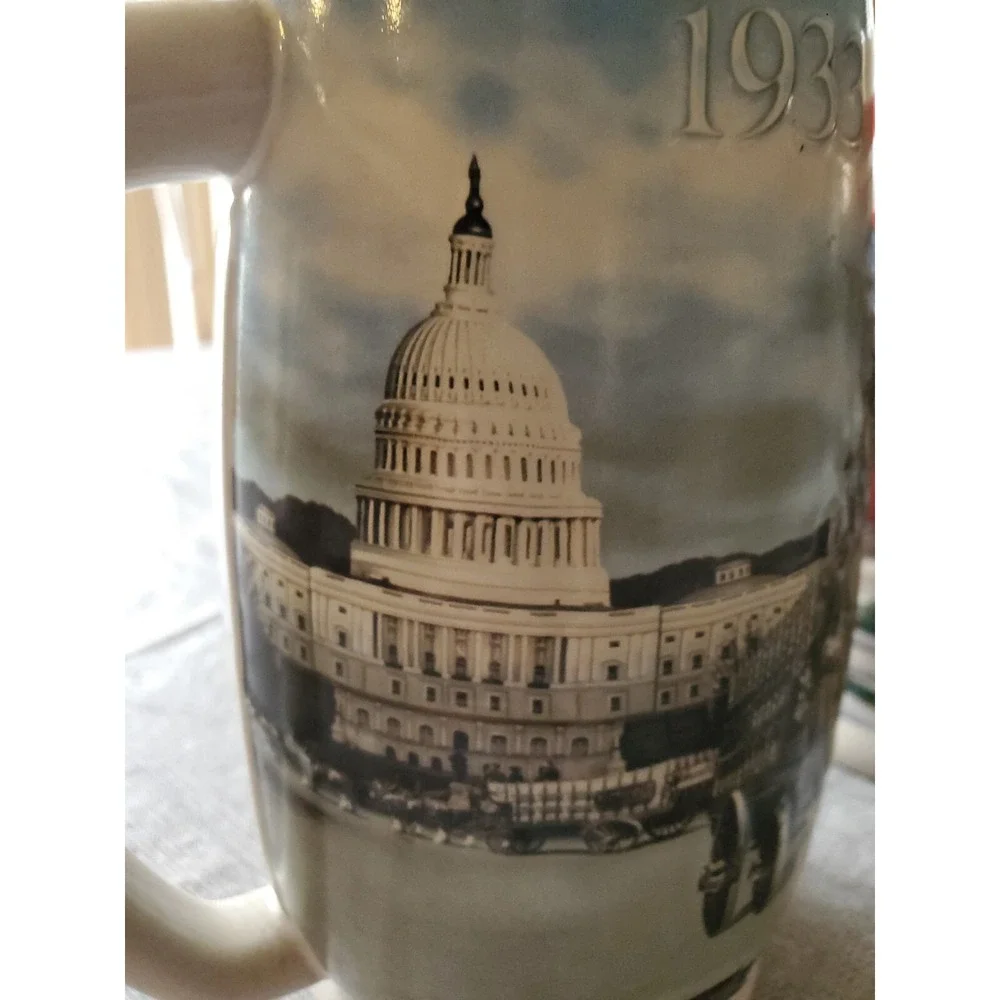 2001 & 2008 Anheuser Busch Budweiser Holiday Steins lot of 2 Washington DC Excel